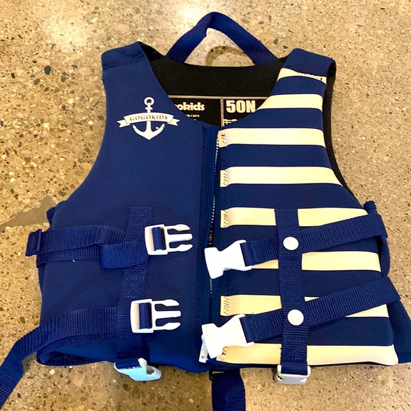 Gogokids Kids Swim Vest jacket size L age 6-7 fits true to size - Picture 1 of 10